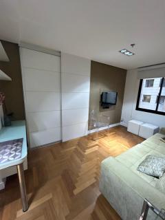 Flat Mercu Adagi Moema com cozinha e garagem 615 - São Paulo - 1
