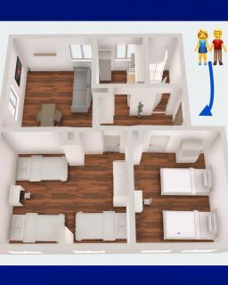 Komplette Wohnung Wilhelmshaven mit Netflix - Wilhelmshaven - 9