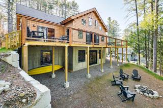 Loon Lake View Newly Built Log Cabin with Fire Pit! - Chestertown - 9