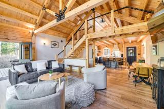 Loon Lake View Newly Built Log Cabin with Fire Pit! - Chestertown - 8