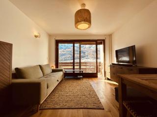 Studio cabine 4 pers. à Monêtier-les-Bains, parking, balcon avec vue montagne - FR-1-330F-242 - Le Monêtier-les-Bains - 9