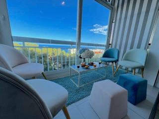 ⁂ Luxueux 3 pièces 300m de la plage clim sauna - 2