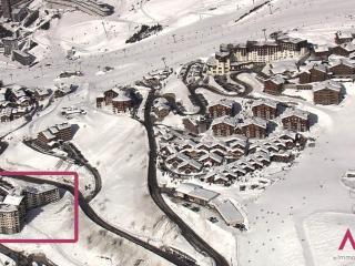 Studio économique pour 3 pers avec balcon à Les Menuires, Reberty 1850 - FR-1-452-391 - 1