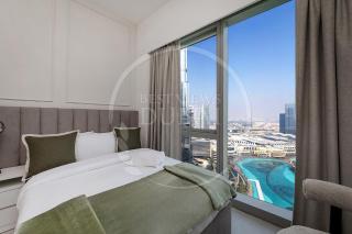 Prime Burj Khalifa&Fountain Views 2 Bdr Apartment - Dubai - 9
