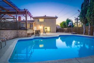 Vintage 6B 3BA Home Pool Hot Tub & Basketball Net - 9