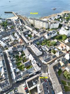 - KALON - CONCARNEAU - SALLE CINÉMA - PLAGE À 100m - VILLE CLOSE À PIEDS - WIFI - Center & beach within walking distance - - 5