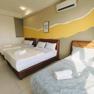 2 bed room 5 queen bed luxury sea view apartment - Jelutong - 3