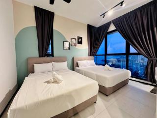 2 bed room 5 queen bed luxury sea view apartment - Jelutong - 8
