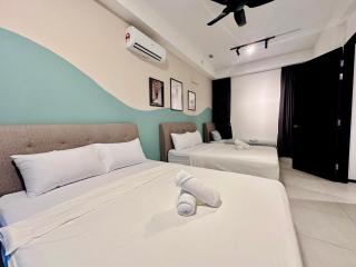 2 bed room 5 queen bed luxury sea view apartment - Jelutong - 5