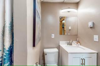 Hexagonal log cabin in woods - 2