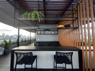 Flat Pé na areia - Prédio Pé na Areia Breeze 318 Algodão Flats - 1