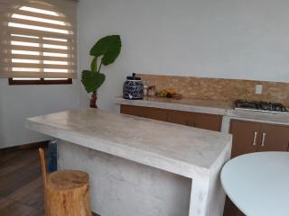 Casa hexagonal con domo - - 1