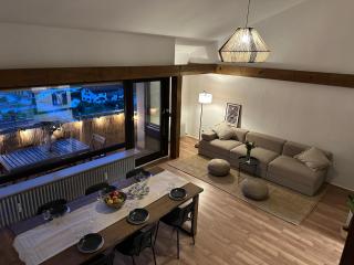 Flow Living I 118qm Design Maisonette mit Watzmannblick I Pool - Berchtesgaden - 8