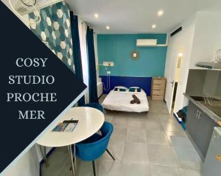 Cozy studio 3min MER nice CENTRE - 0