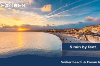 Cozy studio 3min MER nice CENTRE - 5