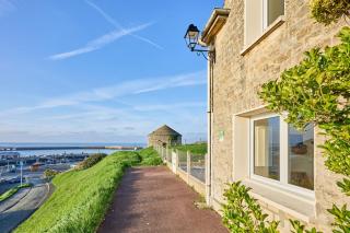 La Tour Vauban - Vue sur le port - Port-en-Bessin-Huppain - 0