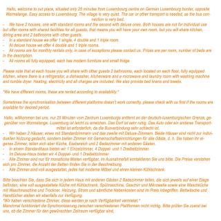 Helfant Luxembourg 2 Standard Double Rooms 5&6 - 4 persons - 9