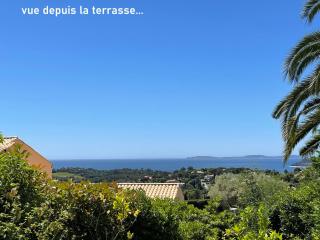 Appartement rdc terrasse vue panoramique mer - La Croix-Valmer - 0