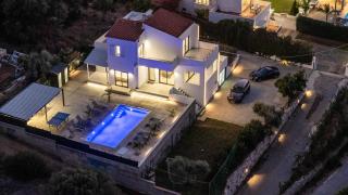 Montis villa sea view heated pool - Daratso - 9