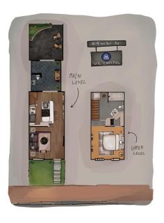 Entire rowhouse in Capitol Hill with free parking - 2