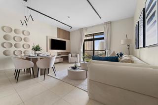 Stunning 2-Bedroom Apartment Travo - Dubai - 4