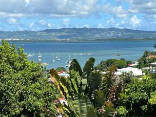 TROIS ILETS-GRAND STUDIO-VUE MER PARADISIAQUE-PISCINE -BIEN SITUE- WIFI GRATUITE- PRES de la Plage 3 minutes à pieds -DES Commerces et Restaurants - 2