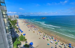 Linda Vista do Mar - Espaçoso - Praia Pitangueiras - Guarujá - 8