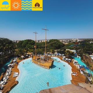 Spazzio DiRoma com acesso ao Acqua Park -Temporada CN Adriele - Caldas Novas - 2