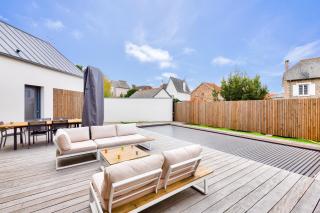 800m de la plage, maison neuve pour 10, piscine - 5