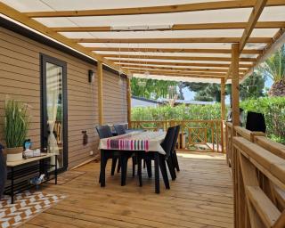 Camping Del Mar 52, Mobile Home Excellence, 3 chambres, 6 personnes, bord de mer - 1
