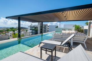 Oceanview Pool & Lounge Private Balcony Gym & BBQ - Playa del Carmen - 0