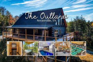 The Outlaw - The Ultimate Cabin with Pool, Hot Tub & Games! - 0
