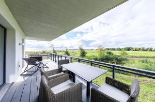 Strandnixe 5 Sterne Ferienwohnung mit Eckbalkon und traumhaften Blick - Wustrow - 0