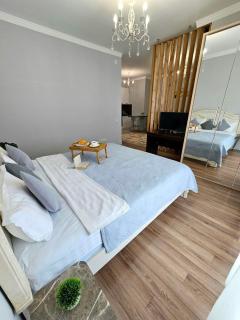 ЖК BRAUN рейки стильная квартира напротив ТРЦ MEGA ALMA-ATA по Розыбакиева - 6