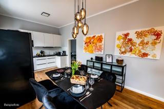 4 Zimmer neues luxuriöses City Apartment Terrasse tolle Einzelbetten ruhig - 0