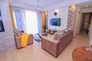 executive catchy two bedroom with heated swimming pool fully furnished gym ample parking space children playing ground and a relaxing rooftop with an amazing city views - Nairobi - 8