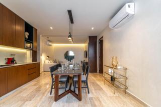 Lux 1BR with Rooftop Pool, Spa, Gym, Kids Playroom - 3