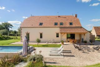 Country house, heated pool, nordic bath and great views - Couzon - 0