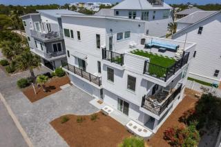 Seaview Escape in Lovely Beach Community with Incredible Rooftop Lounge - Inlet Beach - 0