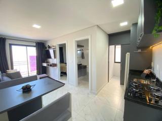 Stúdio de 1 Quarto, Wifi 500mb, Condominio com Elevador, 1 Vaga de Garagem, Cozinha Completa - Indicado para Grupos, Hospedes a Trabalho, Família e Pets - Toledo - 4