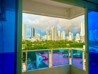 1C-AL2J APARTAMENTO DE 1 ALCOBA CERCA AL MAR CON AIRE ACONDICIONADO PISCINA Y WIFi - Cartagena das Índias - 0