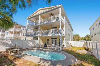 Oversized 5 Bedroom Beach Home with Private Pool! Sleeps 22 Guests! Ocean Breeze Cottage 705 Unit 1 - Myrtle Beach - 6