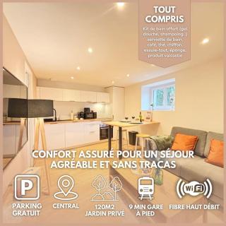 Le Saphir - Parking, Jardin Privé, Hyper-Centre & Calme - Saint-Brieuc - 0