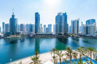 Chic 1BR Marina View Retreat - Dubai - 0