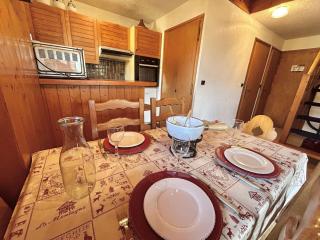 Appartement cosy à Megève: 3 pièces + mezzanine, 4 couchages - Proche remontées mécaniques et golf - FR-1-597-19 - Megève - 6