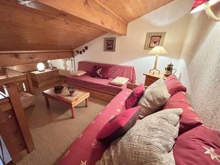 Appartement cosy à Megève: 3 pièces + mezzanine, 4 couchages - Proche remontées mécaniques et golf - FR-1-597-19 - Megève - 1