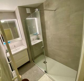 T2 cosy, vue montagne et village - Allos - 4