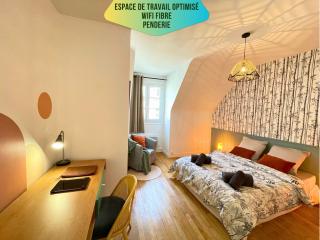 Le Corneille - Idéal Pros & Couples - Centre historique - Château 5min - Gare 10min - Au calme - Fibre - Compiègne - 7