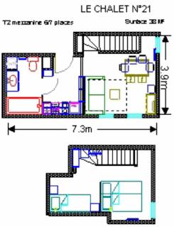 LE CHALET - Piscine 21 - Studio pour 7 Personnes MAE-8774 - Gourette - 5