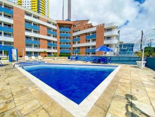 Terrazzo Praia Flat I Piscina e Estacionamento Grátis em Natal - 0
